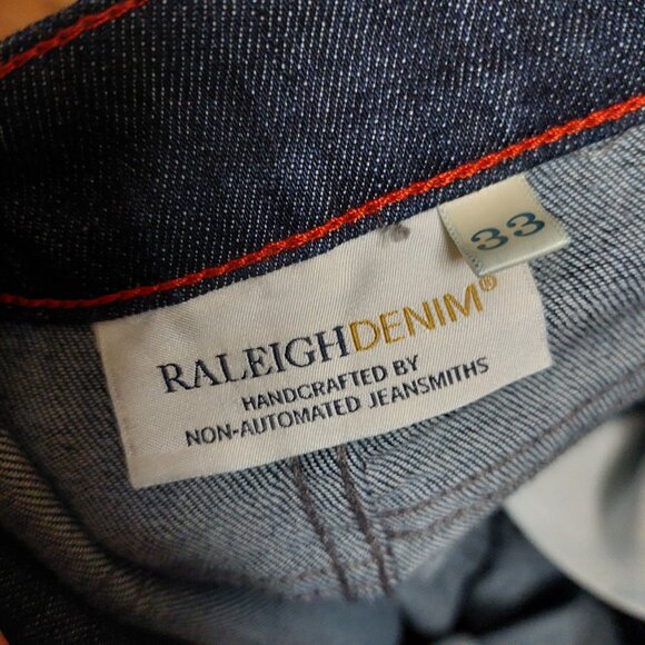 Raleigh Denim Jones W 33 – Cone Mills Denim – Made in USA – Handcrafted by Marie - Picture 9 of 13